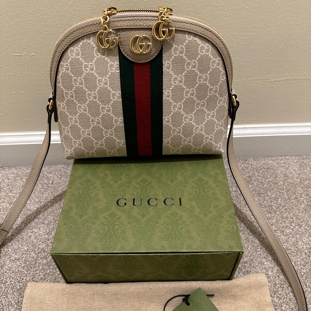 Authentic Gucci Ophidia gg small shoulder bag